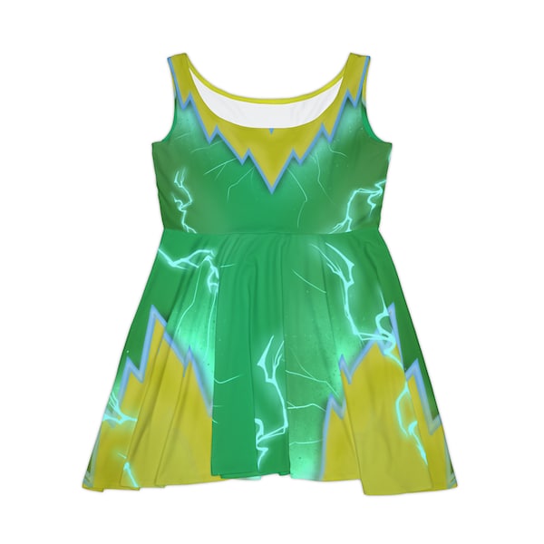 Electro Spidey Kostüm Kleid für Erwachsene