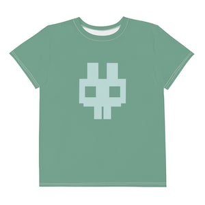 Camiseta infantil estilo membrana Gaz inspirada em Invader Zim