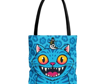 Kpop Dämonenjäger Einkaufstasche - Halloween Süßes oder Saures Tasche, Derpy und Sussie Stil, Kostüm inspiriert, Kawaii Kpop Mode, gruselige Einkaufstasche