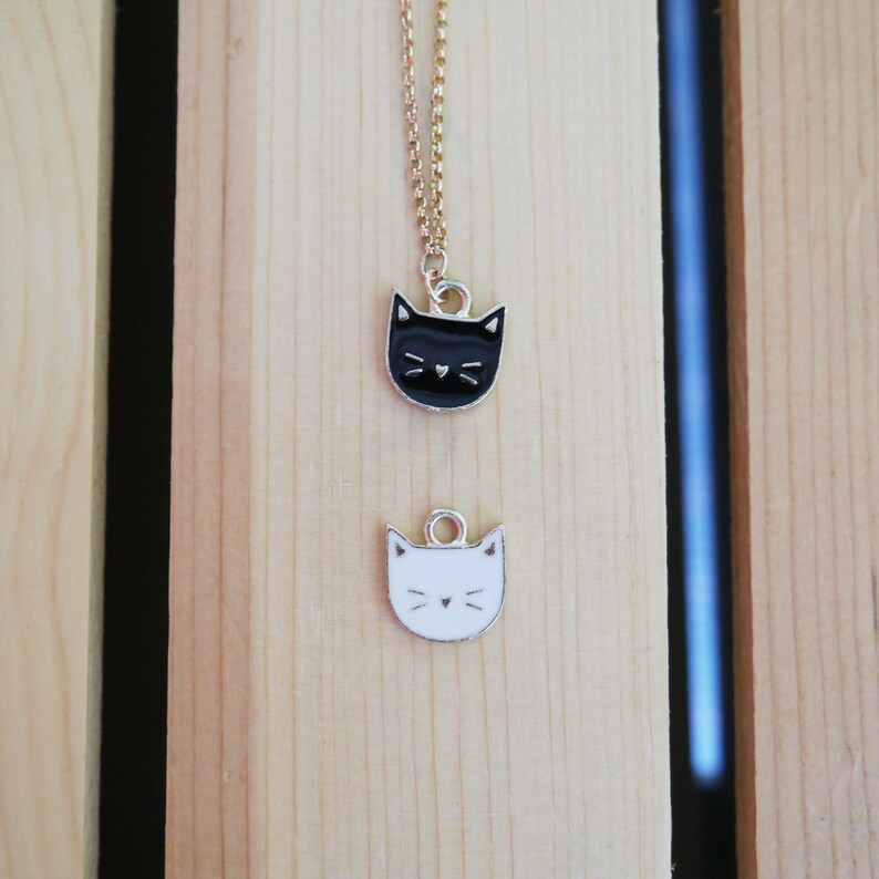 Black Cat Charm Bracelet Etsy