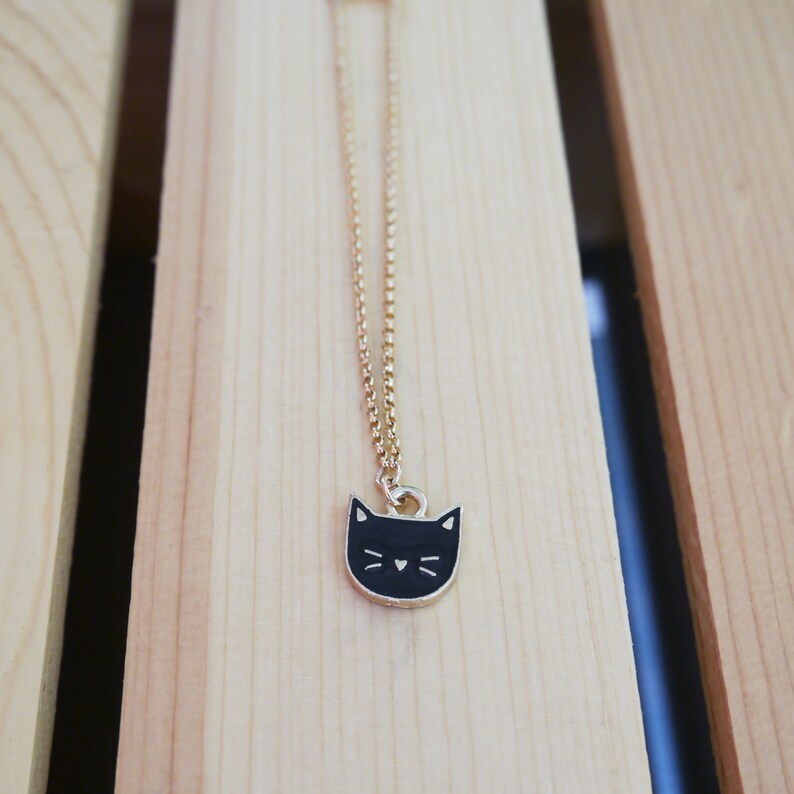 Black Cat Charm Bracelet Etsy