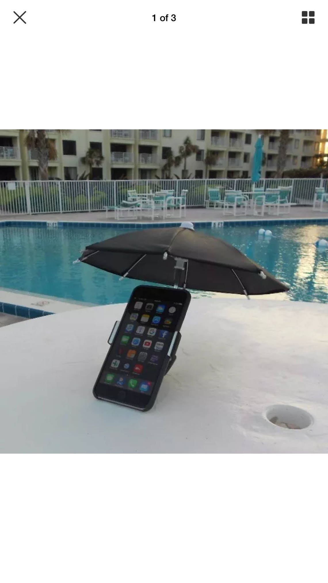 Phonebrella phone shade cell phone accessories gifts golf Etsy