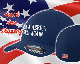 new era fitted maga hat