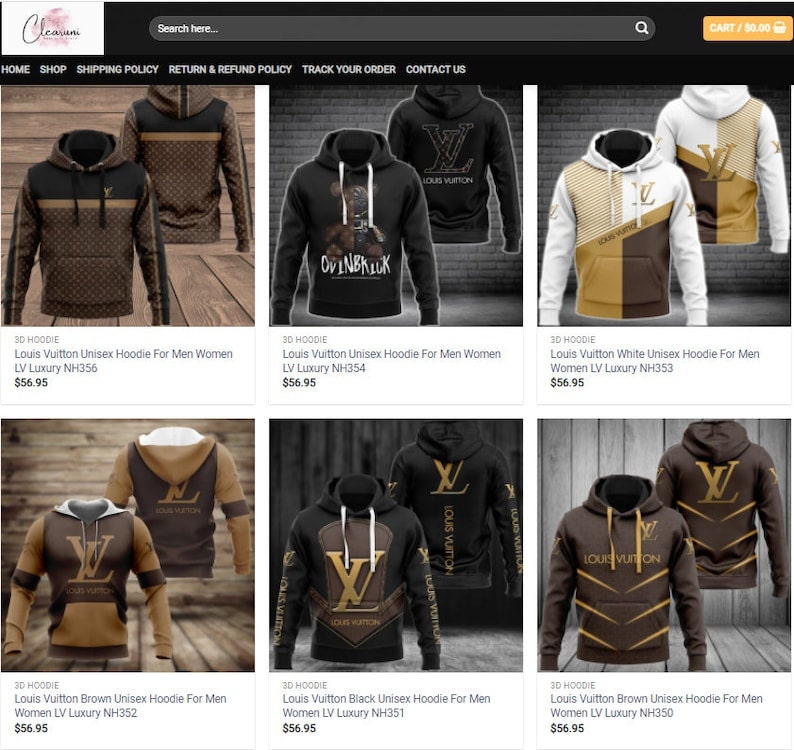 TRENDING] Louis Vuitton Logo Gold 3D Hoodie Leggings Set LV Gift