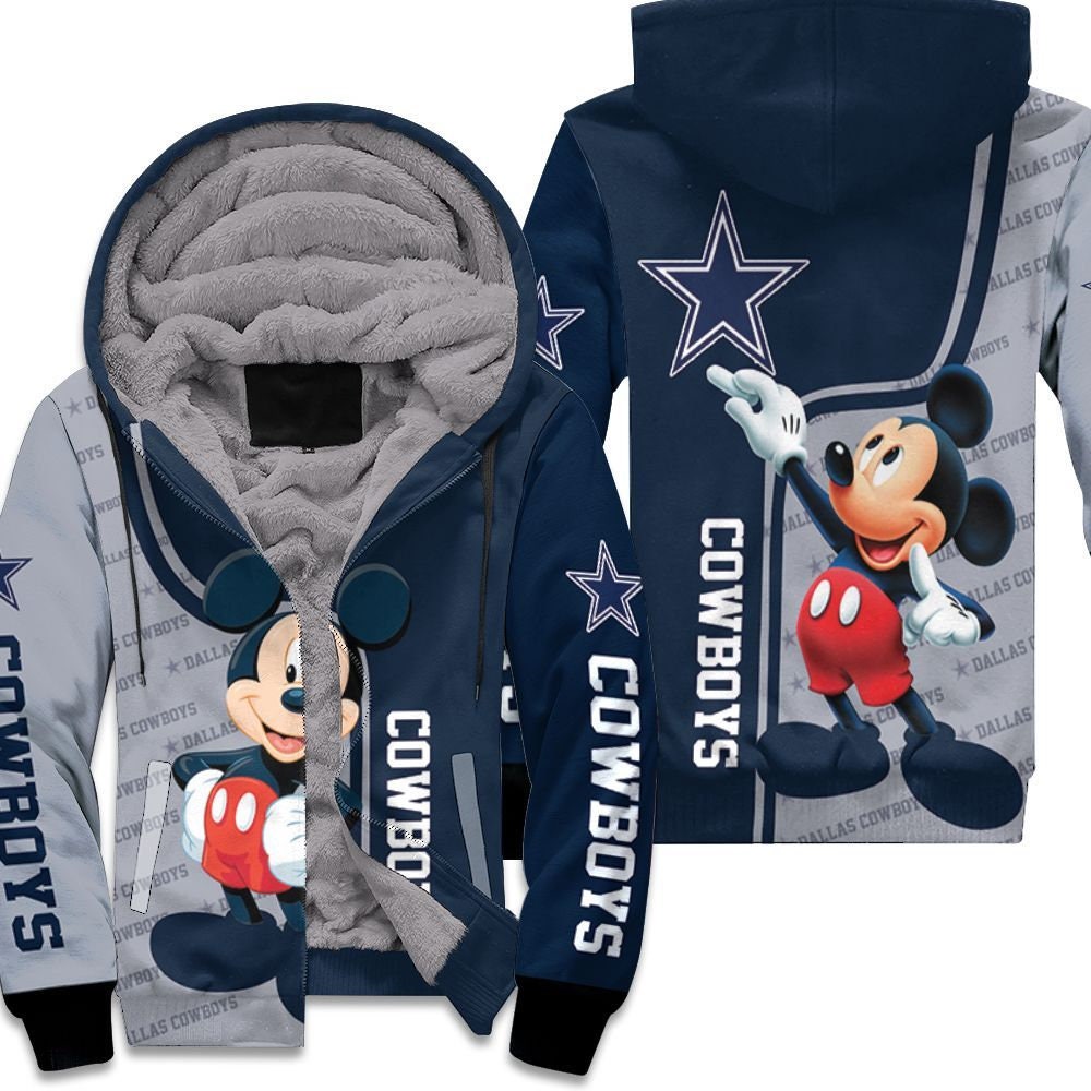 Dallas Cowboys 3D Unisex Fleece Hoodie