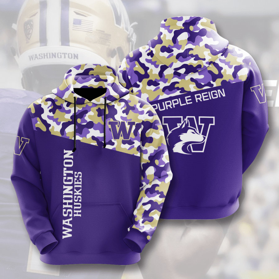 Discover Washington Huskies 3D Hoodie