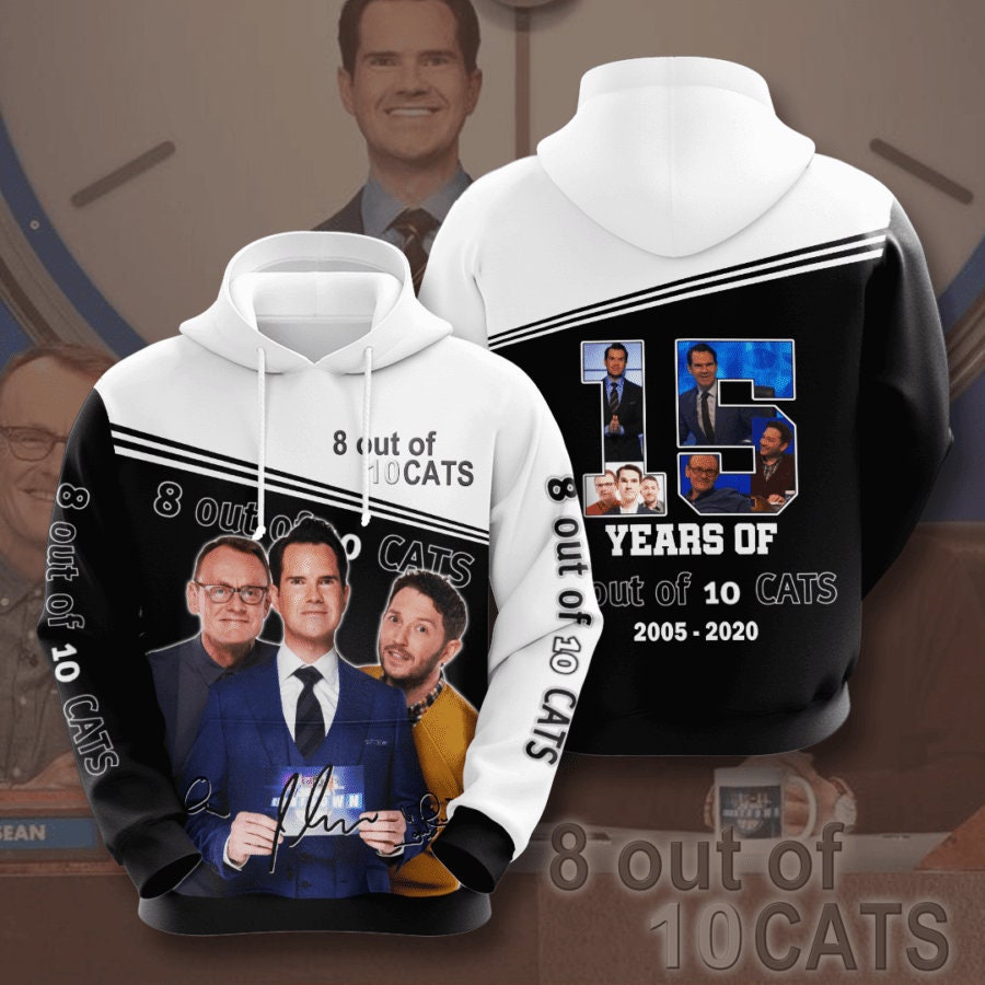 Discover 8 Out of 10 Cats Does Countdown 3D Hoodie