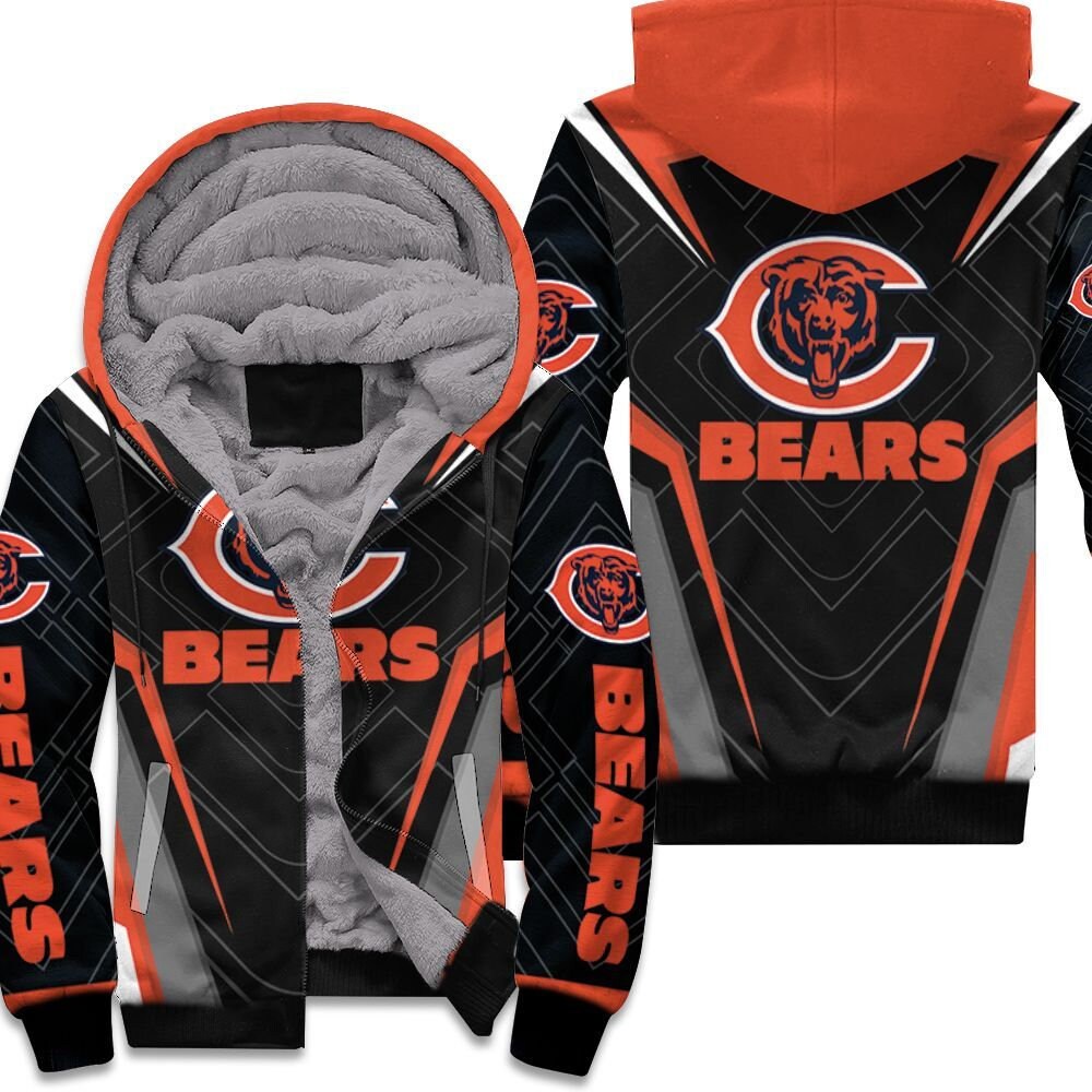 Chicago Bears Logo Legging For Fan 3D Unisex Fleece Hoodie sold by ...