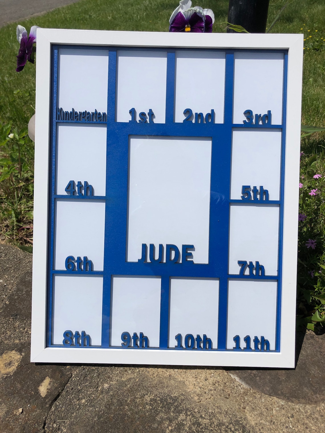 K12 Picture Frame Matte School Days Picture Frame Growing up Etsy