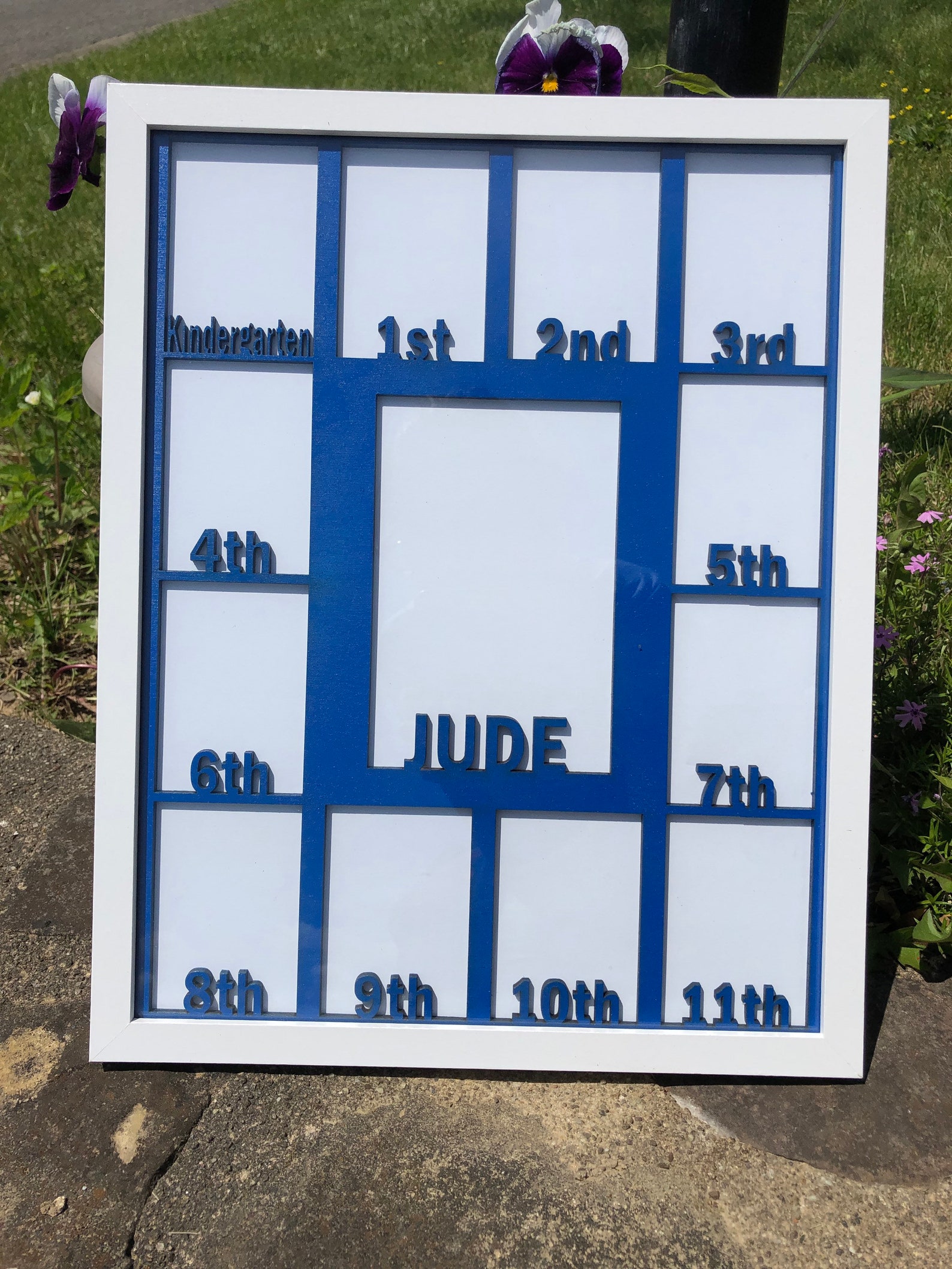 K12 Picture Frame Matte School Days Picture Frame Growing up Etsy