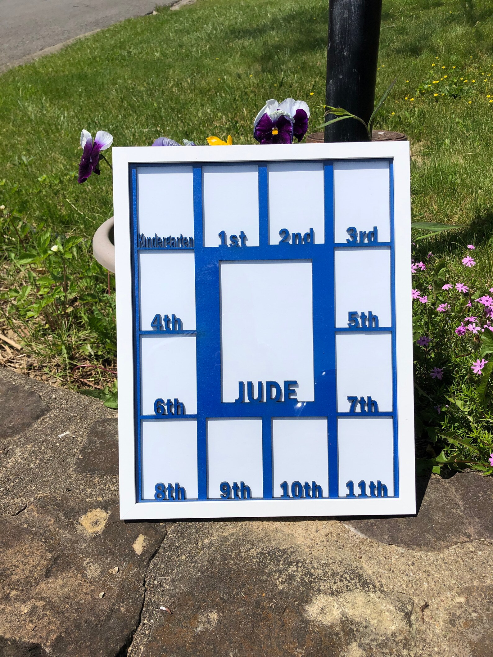 K12 Picture Frame Matte School Days Picture Frame Growing up Etsy