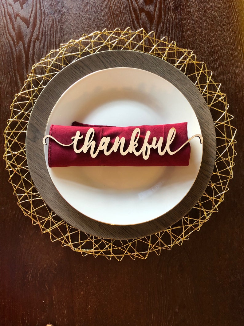 Believe Place Setting Cards Plate Words Place Setting Words Etsy