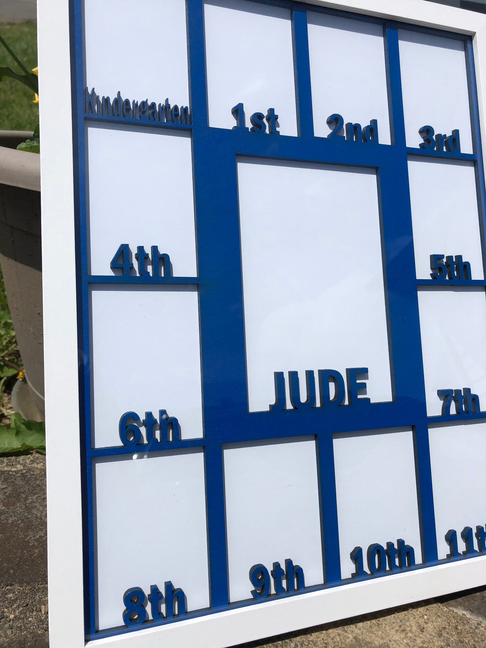 K12 Picture Frame Matte School Days Picture Frame Growing up Etsy