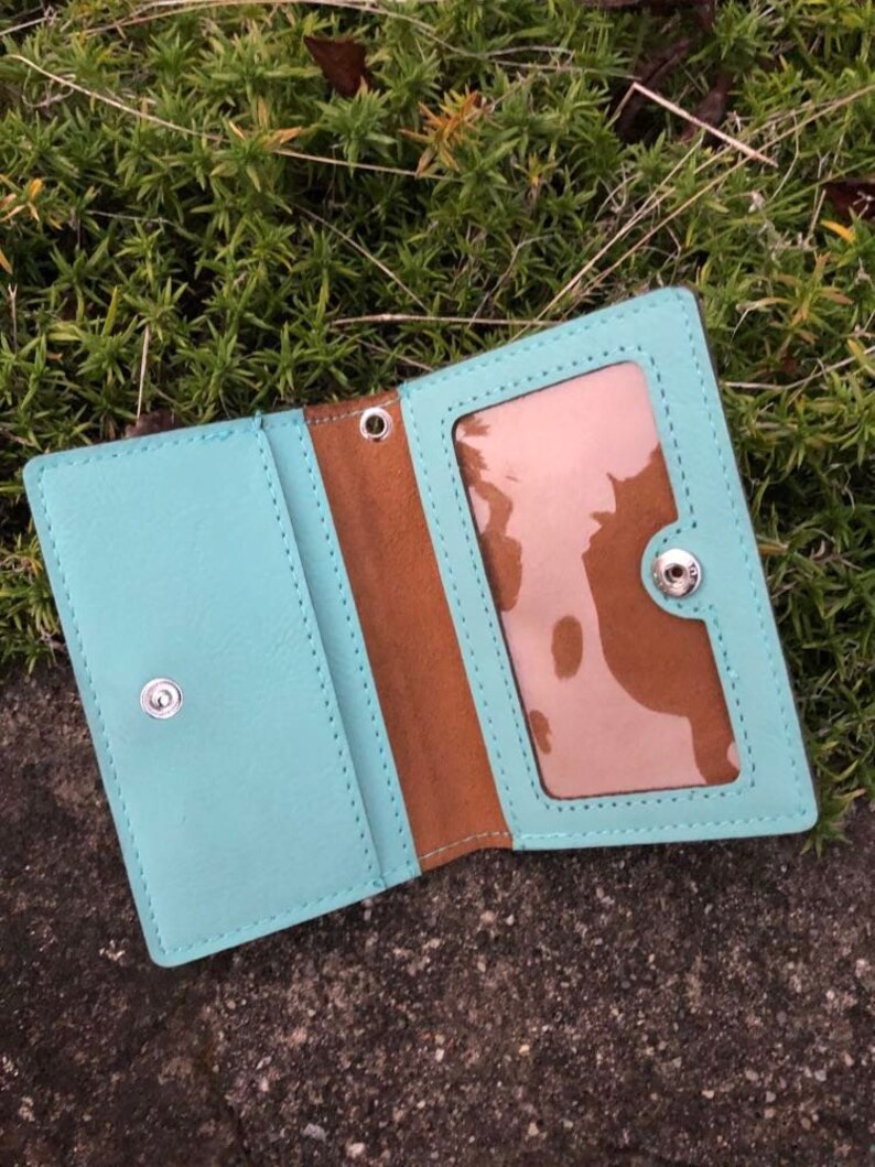 Personalized Keychain ID Holder Name Keychain Wallet Custom Etsy