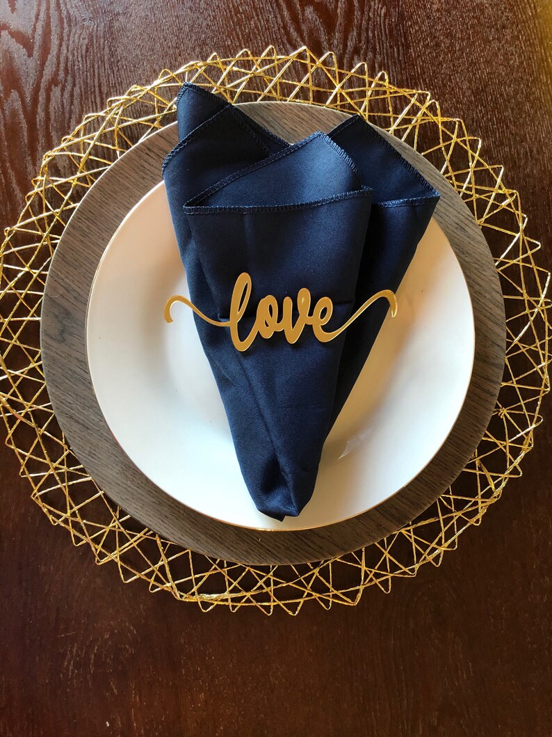 Believe Place Setting Cards Plate Words Place Setting Words Etsy