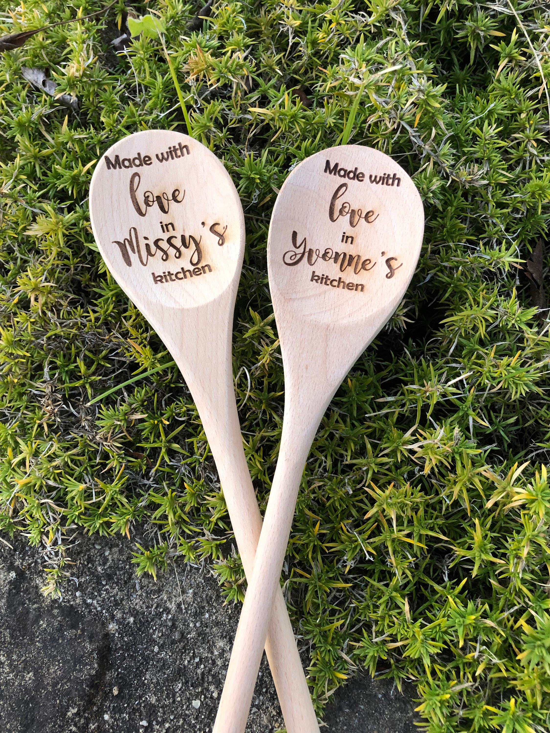 Personalized Wooden Spoons Custom Wooden Spoons Custom Name Etsy Ireland