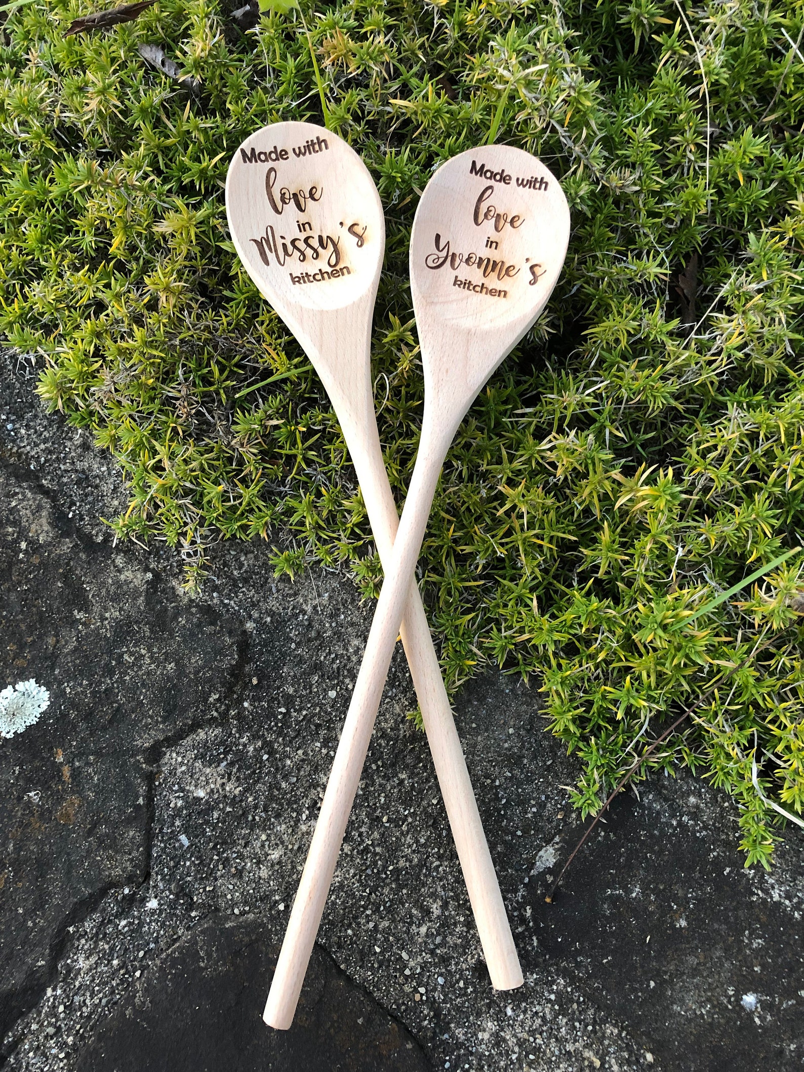 Personalized Wooden Spoons Custom Wooden Spoons Custom Name Etsy Ireland