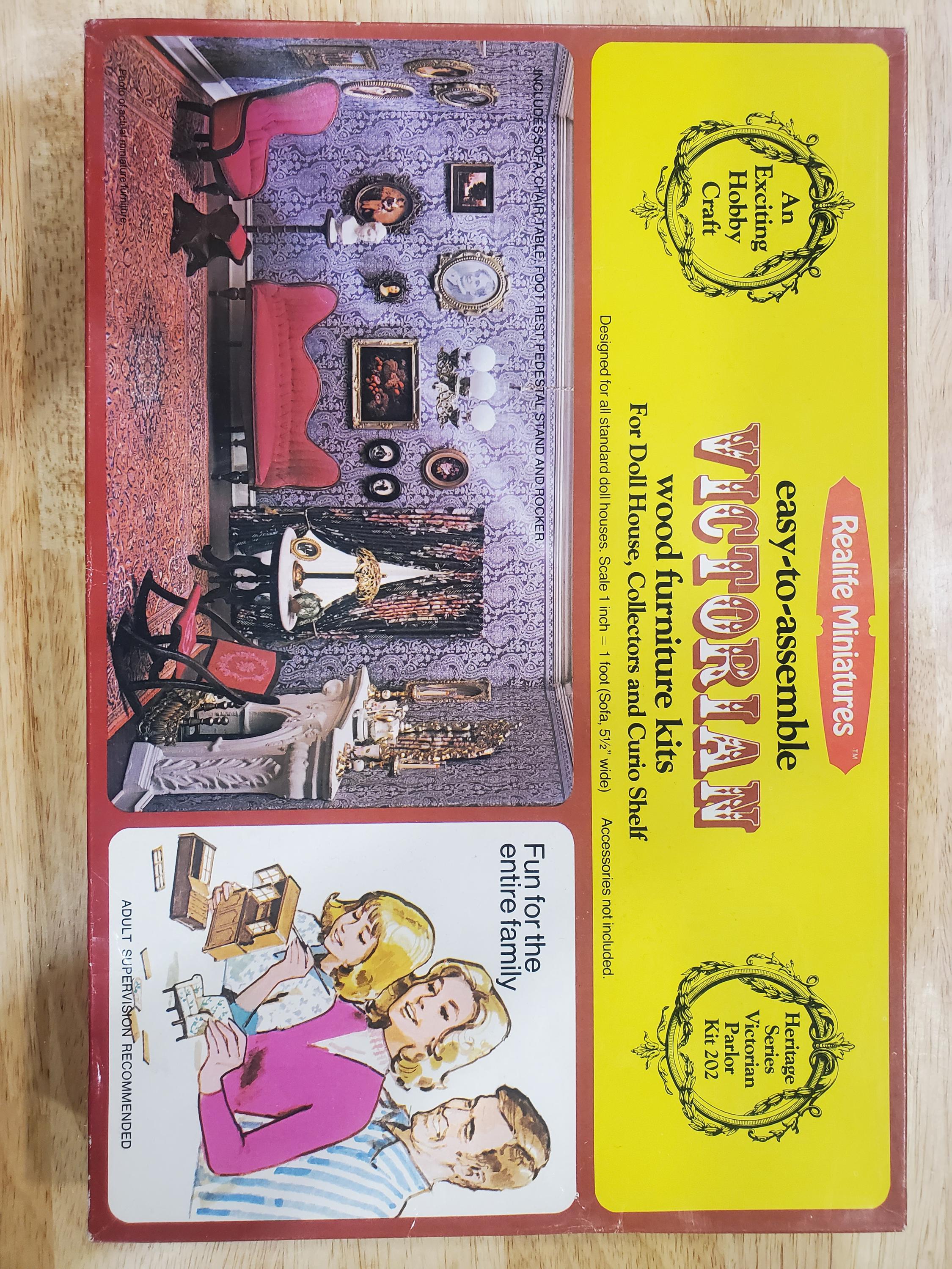 Real life miniature furniture kits cheap