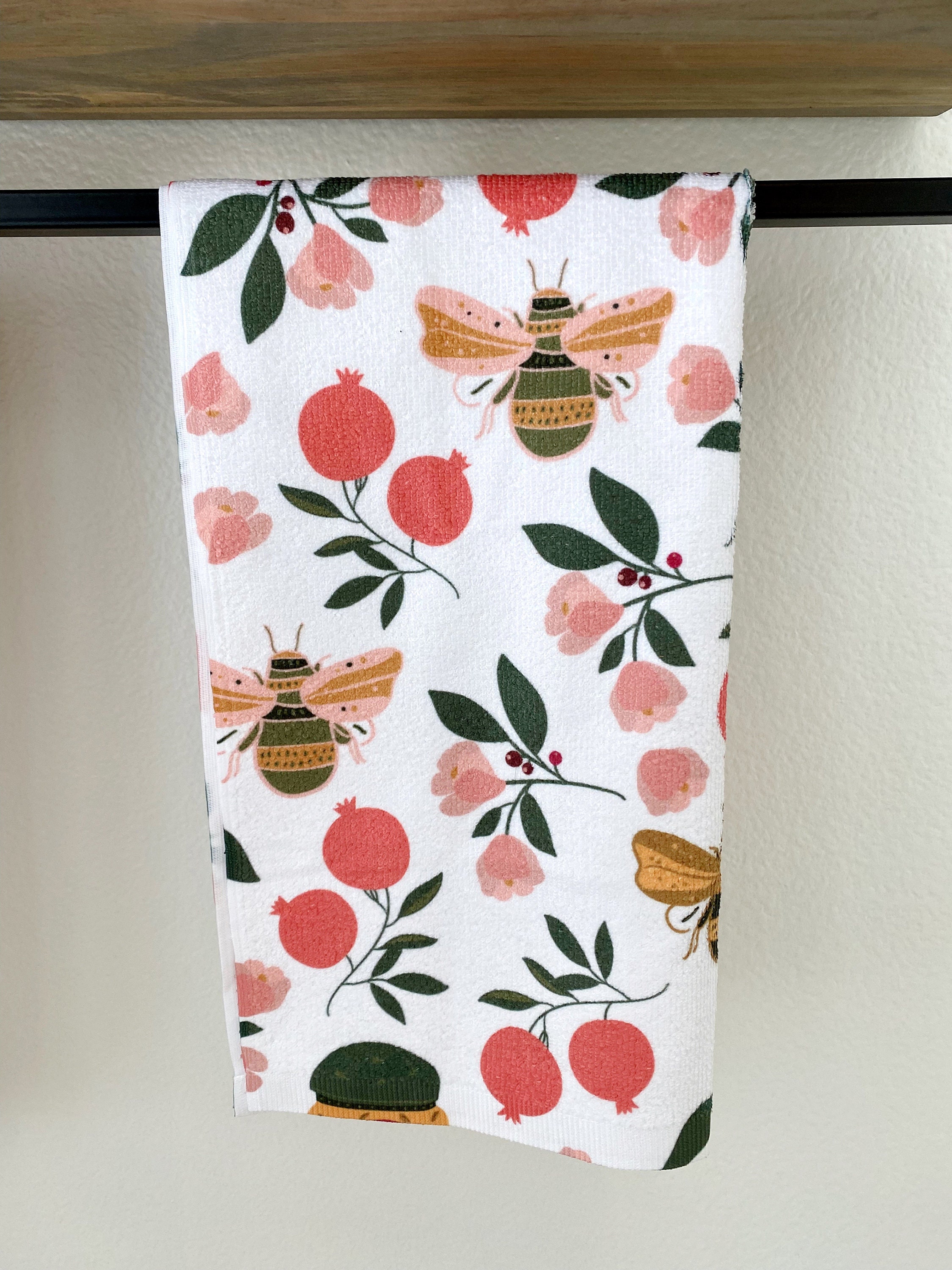 Rosh Hashanah Sweet Bee Hand Towel 15 X 25 Etsy