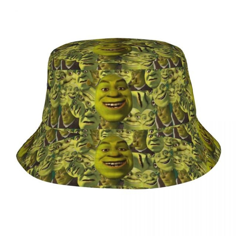 Cursed Dwayne The Rock Johnson Shrek Meme Bucket Sun Fishing - Etsy