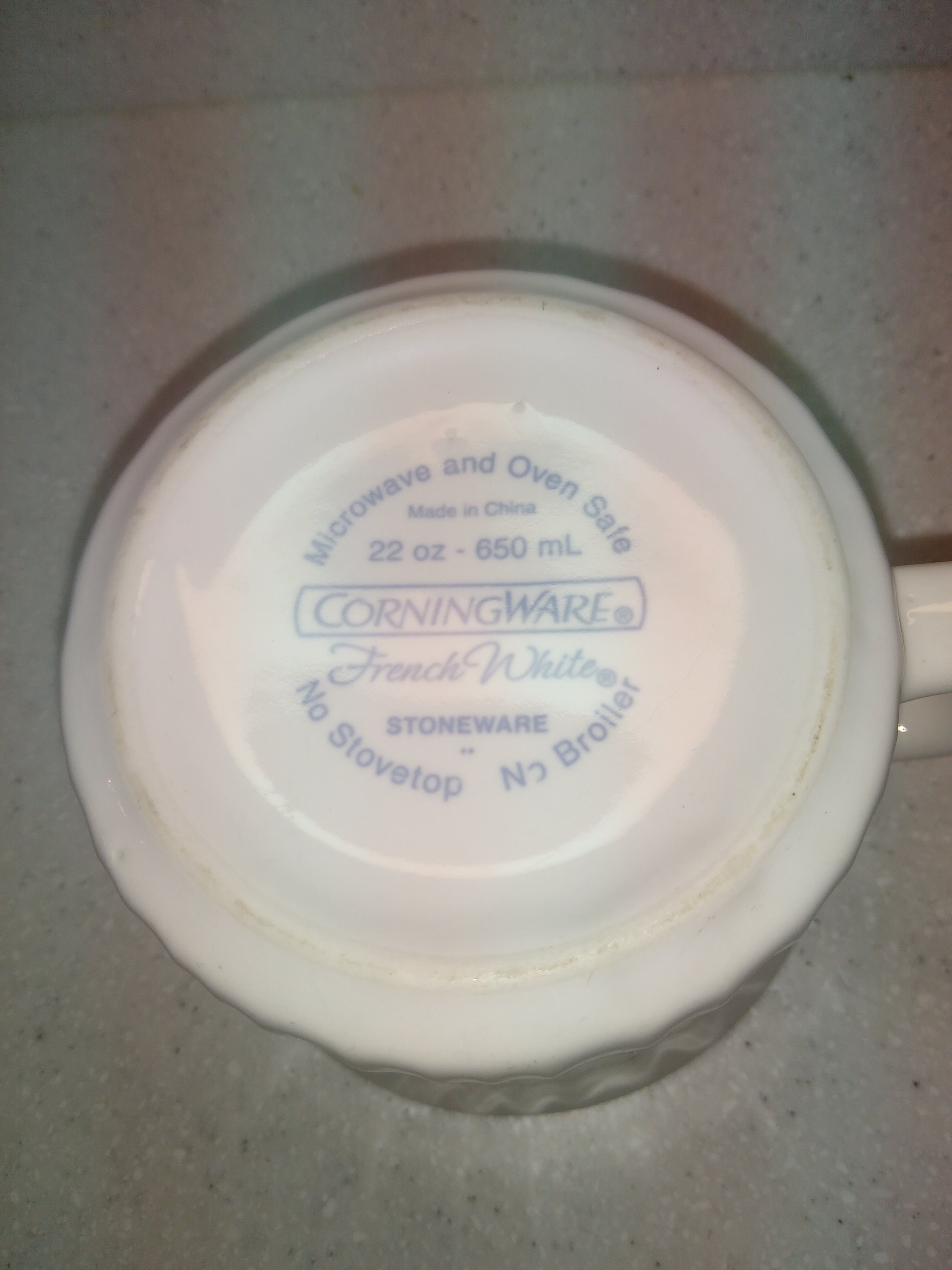 Corningware French White 22oz Soup Mug With Vented Lid - Etsy