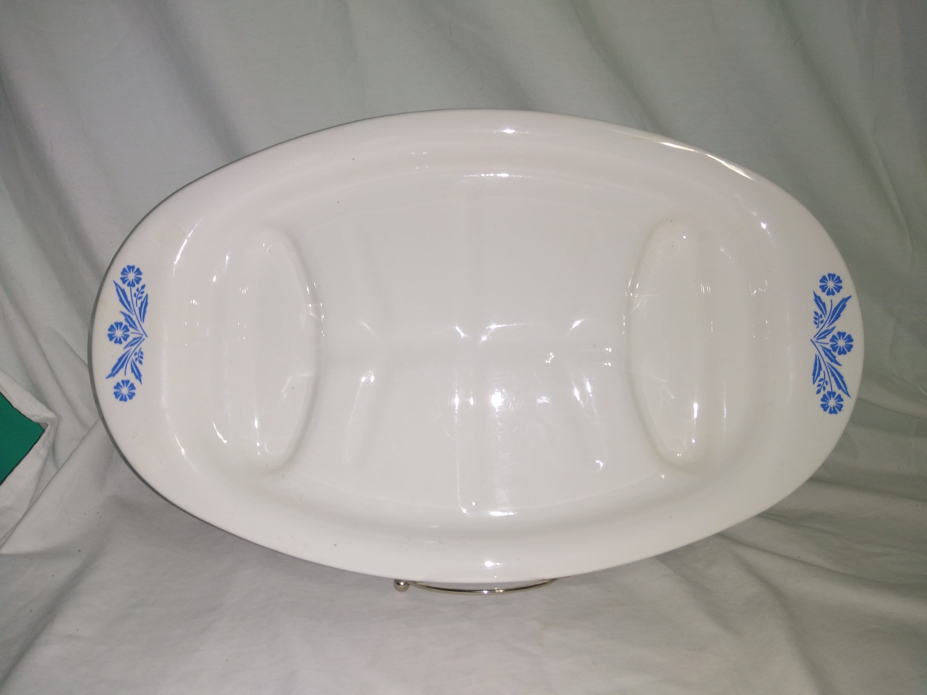 Corningware Blue Cornflower P19 Broiler Platter Etsy