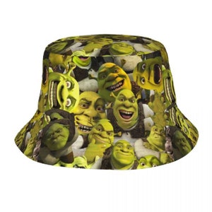 Cursed Dwayne the Rock Johnson Shrek Meme Bucket Sun Fishing Hat - Etsy