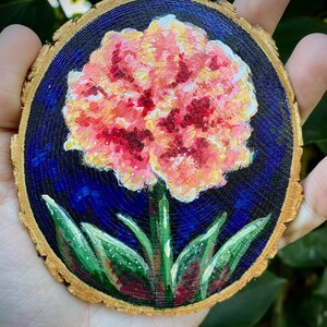 PINK CARNATION - Original Acrylic Painting