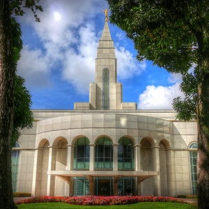 Recife Brazil Temple, LDS Recife Temple, Mormon Temple Brazil, Temple Picture, Home Decoration, Wall Art, Brazil Landmarks