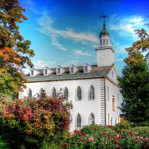 Świątyni obraz, dekoracji wnętrz, na ścianę, zabytki Kirkland, Ohio, Świątynia Kirtland, Wspólnoty Chrystusa, mormoni, świętych w dniach ostatnich
