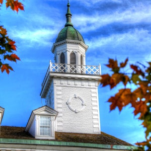 Kirkland świątyni wieży, obraz świątyni, dekoracji domu, Wall art, Kirkland, Ohio Landmark, Wspólnoty Chrystusa, mormoni, świętych w dniach ostatnich