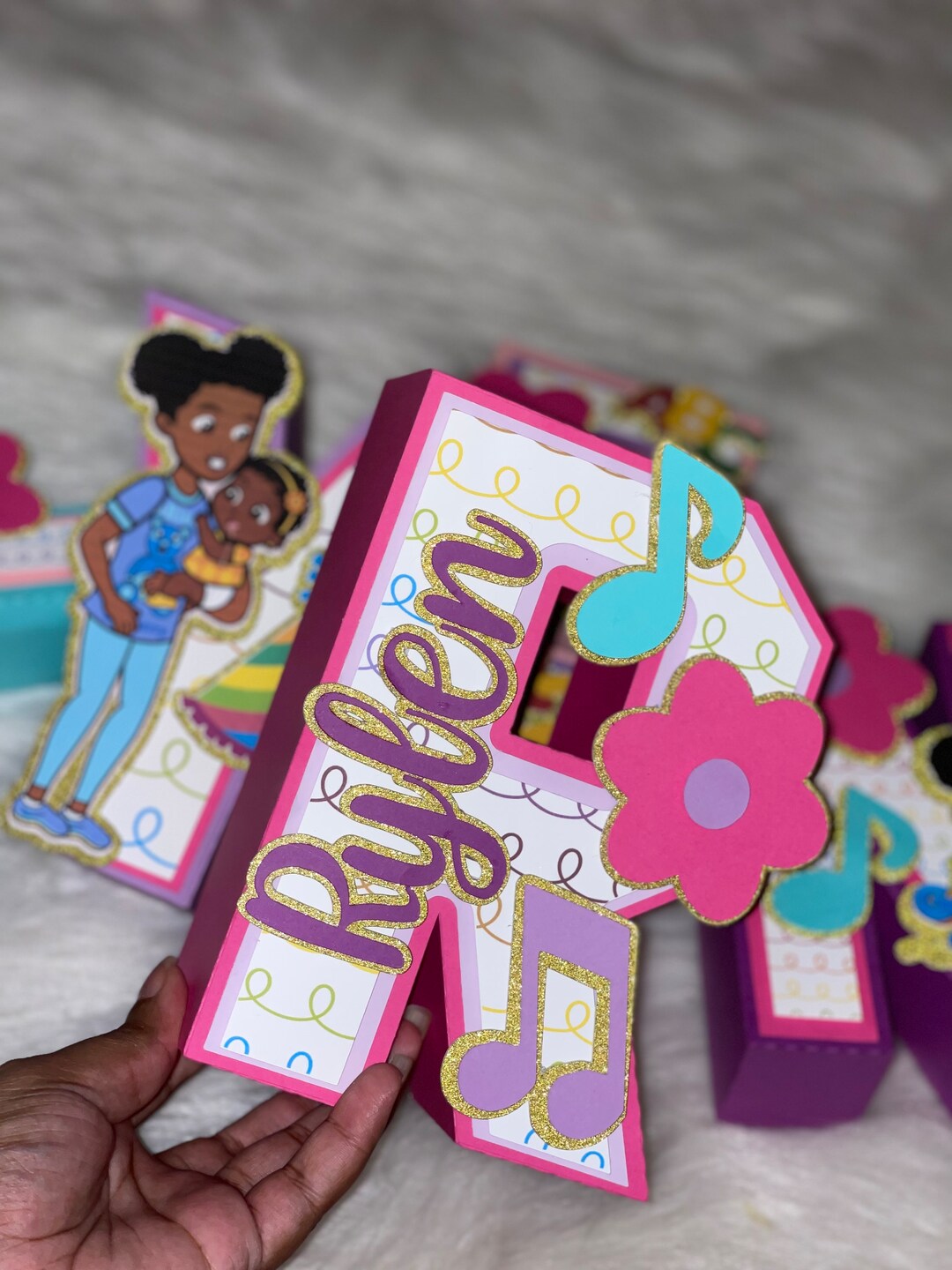 Gracie Corner 3D Letters Etsy