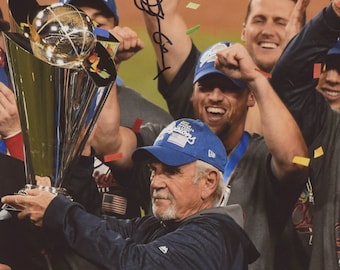 Foto autografiada de Jim Leyland 8x10 - Florida Marlins Pittsburgh Pirates Detroit Tigers- World Baseball Classic - Certificado por Beckett COA