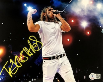 Foto firmada de Tekashi 6ix9ine 8x10 (Beckett)