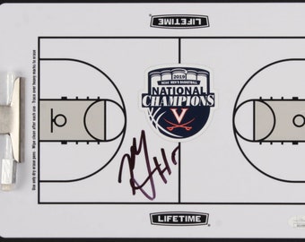 Kyle Guy Autographed Dry Erase Clipboard - Virginia Cavaliers - National Champs - Certified by JSA COA