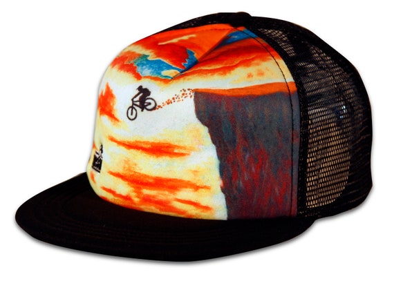mountain bike trucker hat