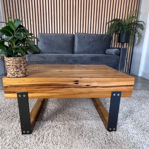 Barn beam table, custom coffee table, handcrafted coffee table, rustic coffee table, unique coffee table, contemporary coffee table
