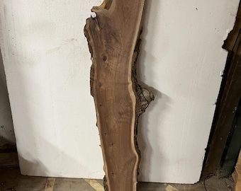 Kiln-Dried Black Walnut Wood Slab, Live Edge Lumber
