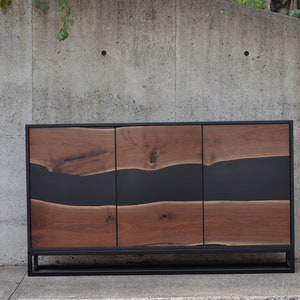 Wine Bar, Wine cabinet, Credenza, Console table, Hallway table, Entry table, Epoxy cabinet