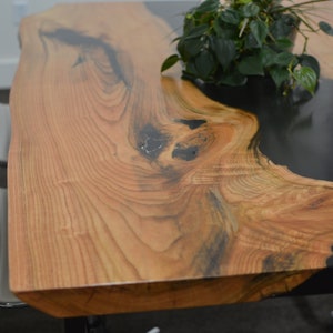 Live Edge Epoxy Resin River Dining Table