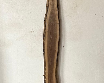 Black Walnut Live Edge Slab, Kiln Dried, Planed, Rich Grain, Ready for Custom Projects