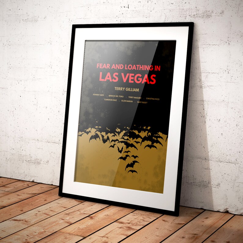 Fear And Loathing In Las Vegas Minimalist Movie Poster Art Etsy