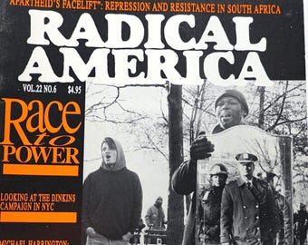Radical America Magazine Lot (2 Ausgaben) | 1990er Jahre Politische Zeitschriften, Rasse, soziale Bewegungen