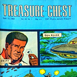 1964 Treasure Chest Vol #1 Comic Book: Sock Jones Deep-Six Mystery, Sept 12,1964