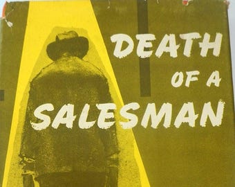 Vintage 1949 Death of a Salesman by Arthur Miller • Book Club Edition • Viking Press Hardcover with Dust Jacket • Pulitzer Prize Drama