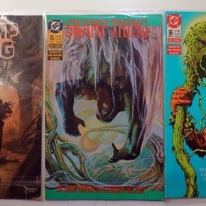 3 Issues of Swamp Thing #64 Sept. 1987, #65 Oct. 1987 First Appearence of The Spore, #66 Nov.1987 by DC Comics Suggested For Mature Readers