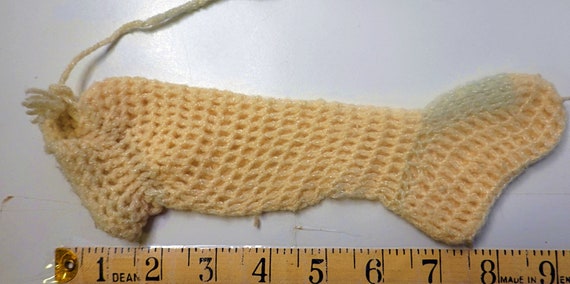 Vintage Handmade Knitted Softest Material Infant … - image 3