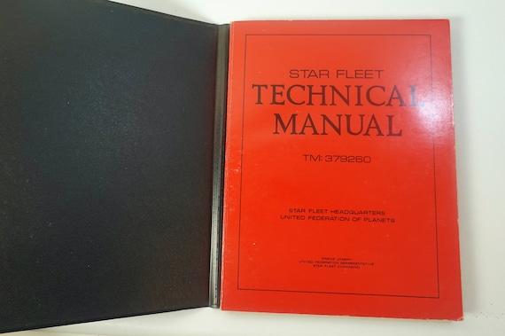 1975 Star Fleet Technical Manual • Franz Joseph Star Trek