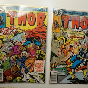 2 The Mighty Thor Comic Books #259 May Newsstand (1976) & #280 Feb Newsstand (1978)