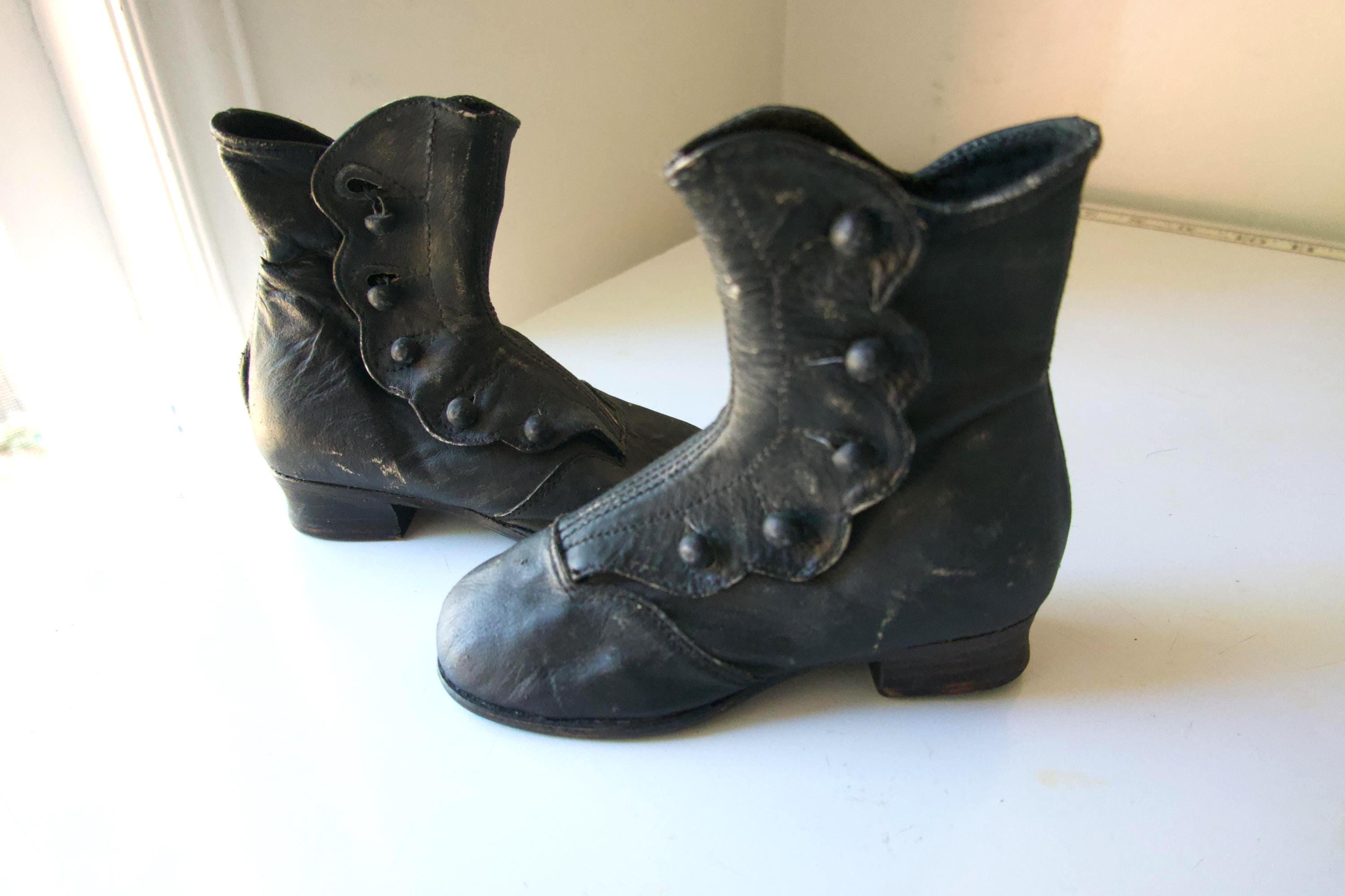Victorian button boots - Etsy 日本